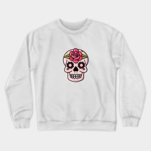 Skull rose and love Crewneck Sweatshirt
